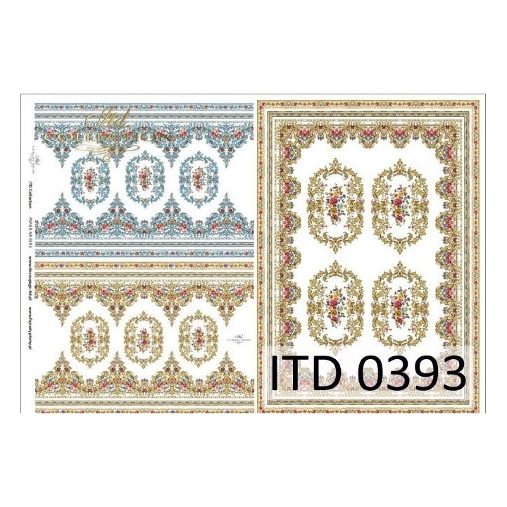 Decoupagepapier ITD D0393M