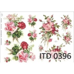 Decoupagepapier ITD D0396M