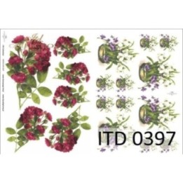 Decoupagepapier ITD D0397M