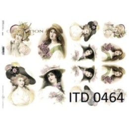 Decoupagepapier ITD D0464M