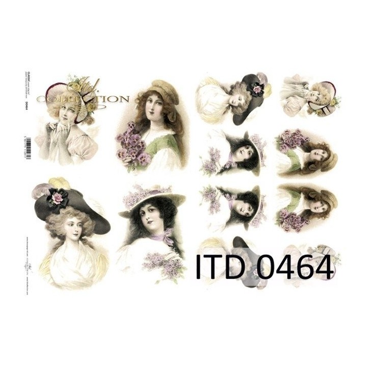 Decoupagepapier ITD D0464M