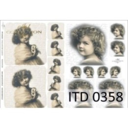 Decoupagepapier ITD D0358M