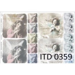 Decoupagepapier ITD D0359M