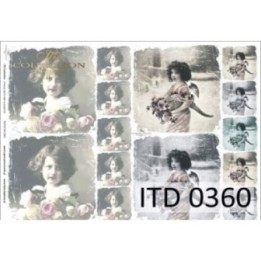 Decoupagepapier ITD D0360M