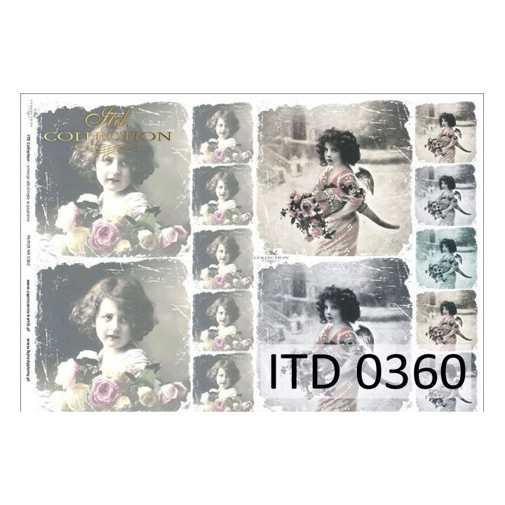 Decoupagepapier ITD D0360M