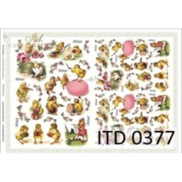 Decoupagepapier ITD D0377M