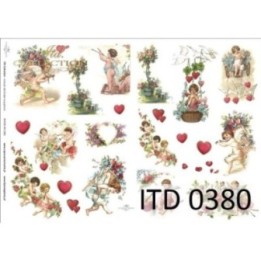 Decoupagepapier ITD D0380M