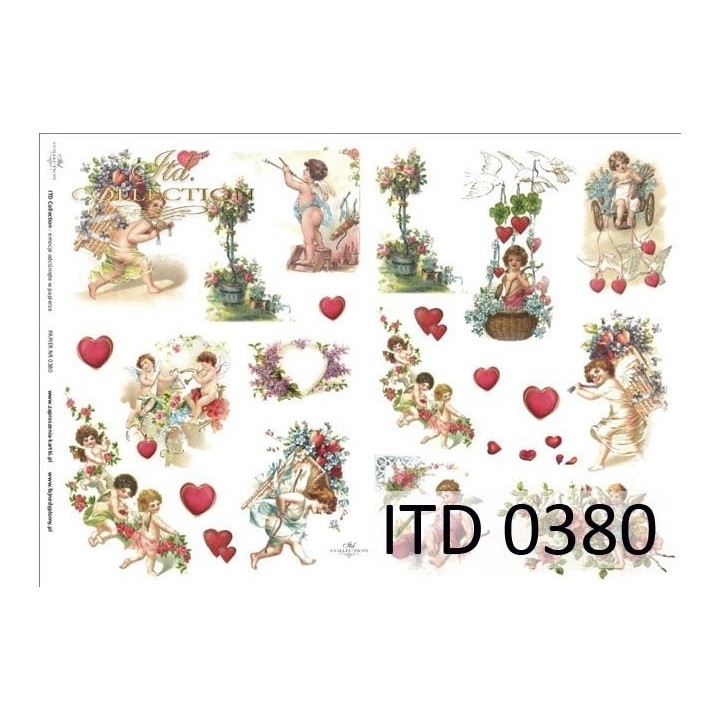 Decoupagepapier ITD D0380M