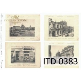 Decoupagepapier ITD D0383M