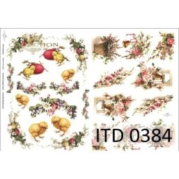 Decoupagepapier ITD D0384M