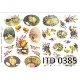 Decoupagepapier ITD D0385M