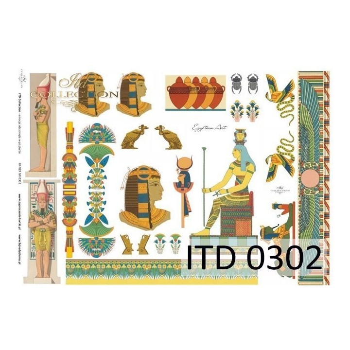 Decoupagepapier ITD D0302M