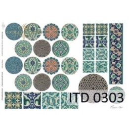 Decoupagepapier ITD D0303M