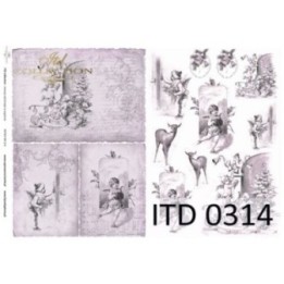 Decoupagepapier ITD D0314M