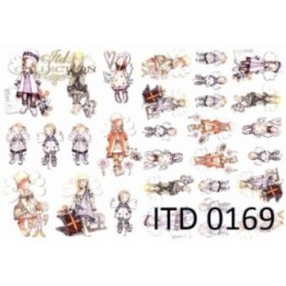 Decoupagepapier ITD D0169M