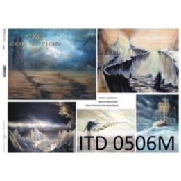 Decoupagepapier ITD D0506M