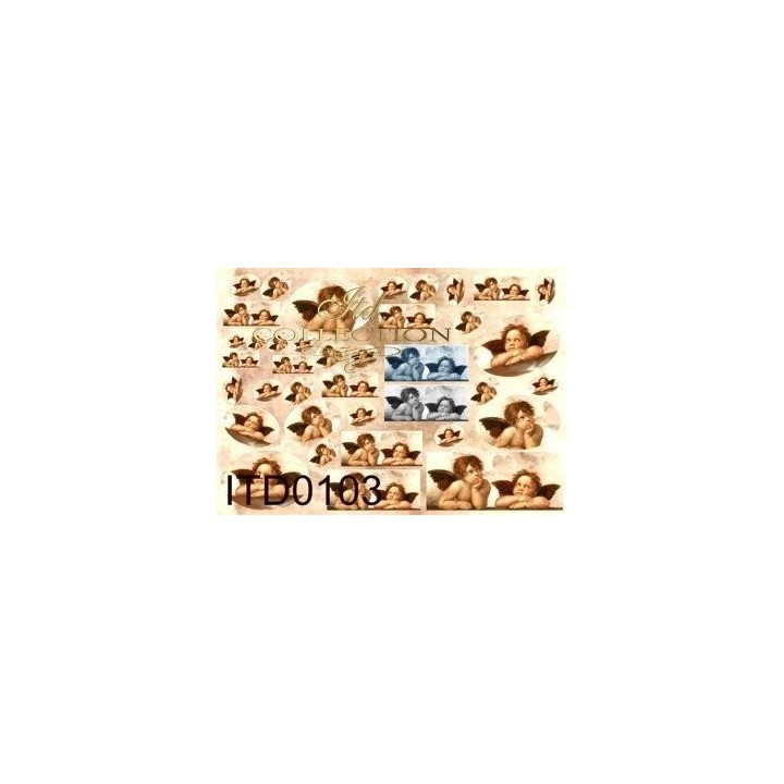 Decoupagepapier ITD D0103M