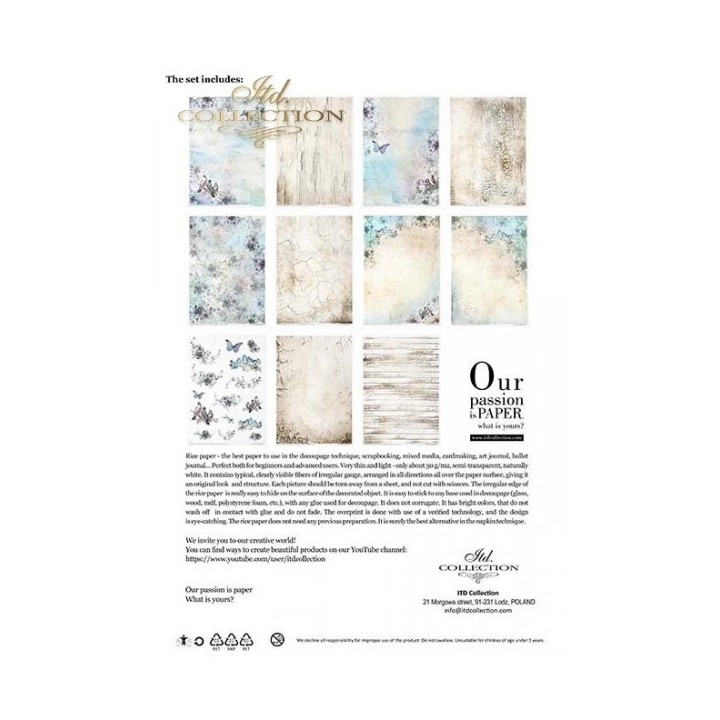 Creatieve set RP017 Zomer in blauw