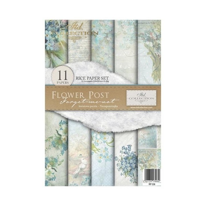 Creatieve set RP036 Bloemenpost - Vergeet-me-niet