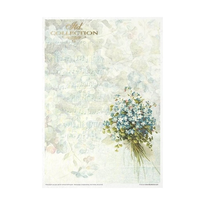 Creatieve set RP036 Bloemenpost - Vergeet-me-niet
