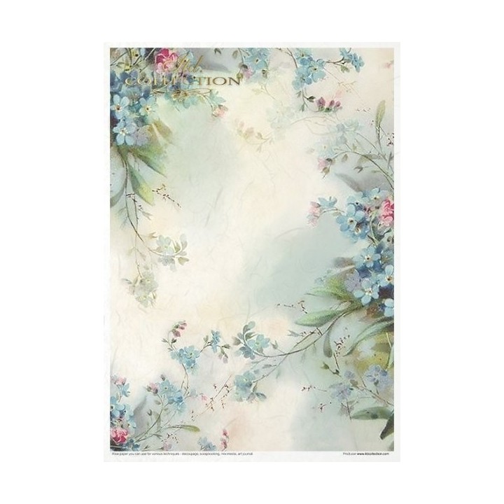 Creatieve set RP036 Bloemenpost - Vergeet-me-niet