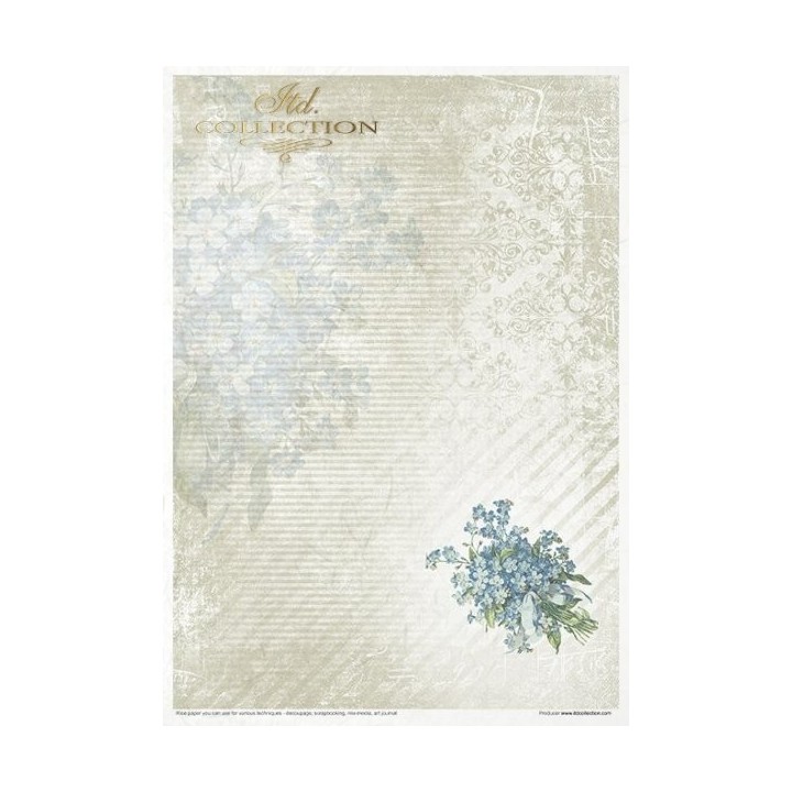 Creatieve set RP036 Bloemenpost - Vergeet-me-niet