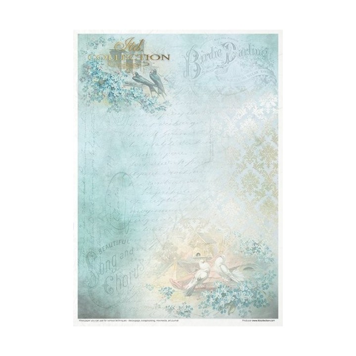 Creatieve set RP036 Bloemenpost - Vergeet-me-niet