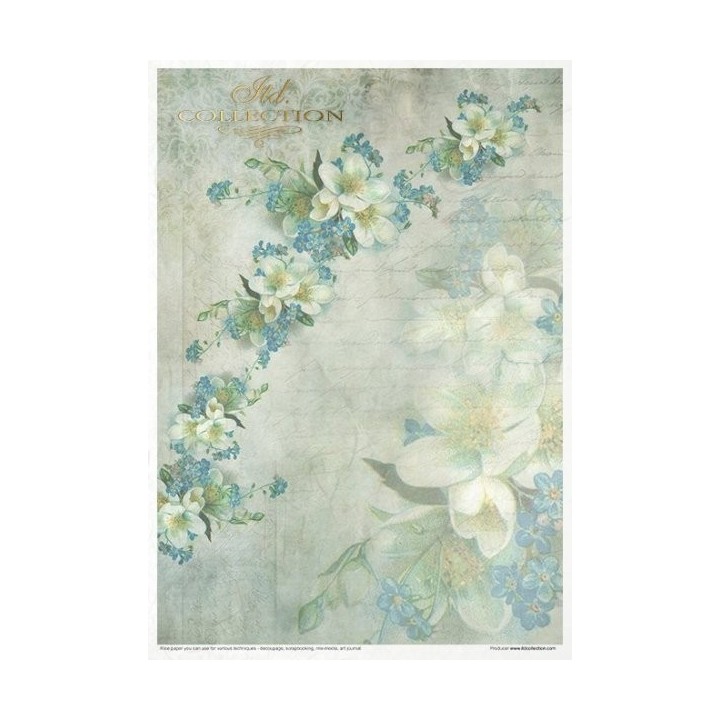 Creatieve set RP036 Bloemenpost - Vergeet-me-niet