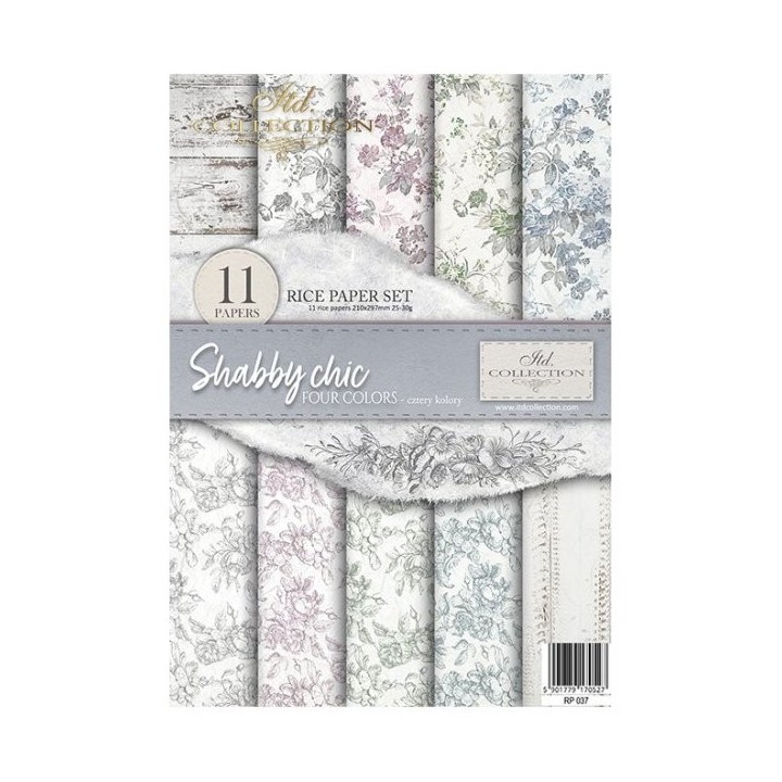 Creatieve set RP037 Shabby Chic - vier kleuren