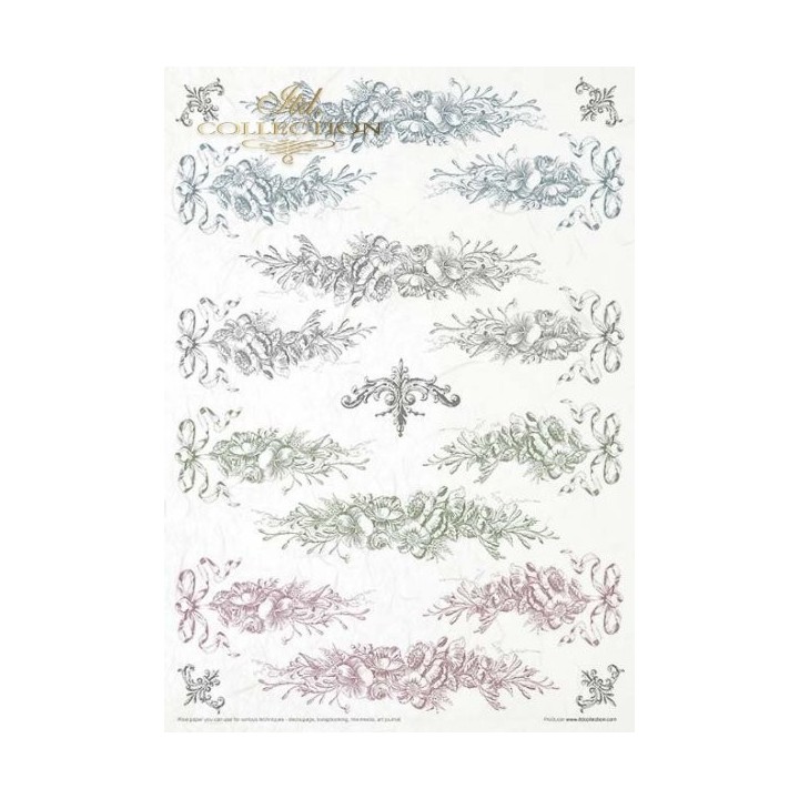 Creatieve set RP037 Shabby Chic - vier kleuren
