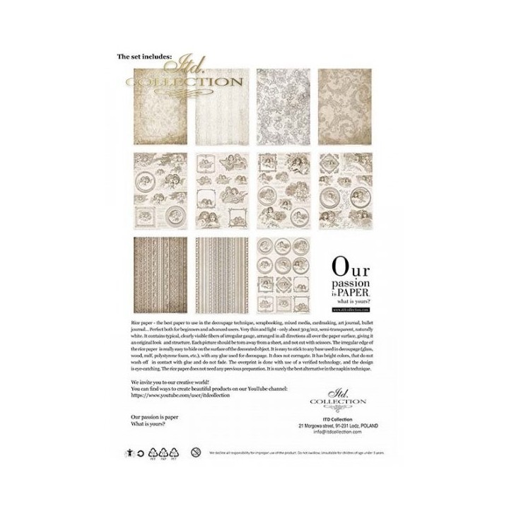 Creatieve set RP042 Vintage Engelen