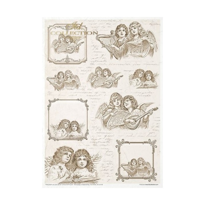 Creatieve set RP042 Vintage Engelen