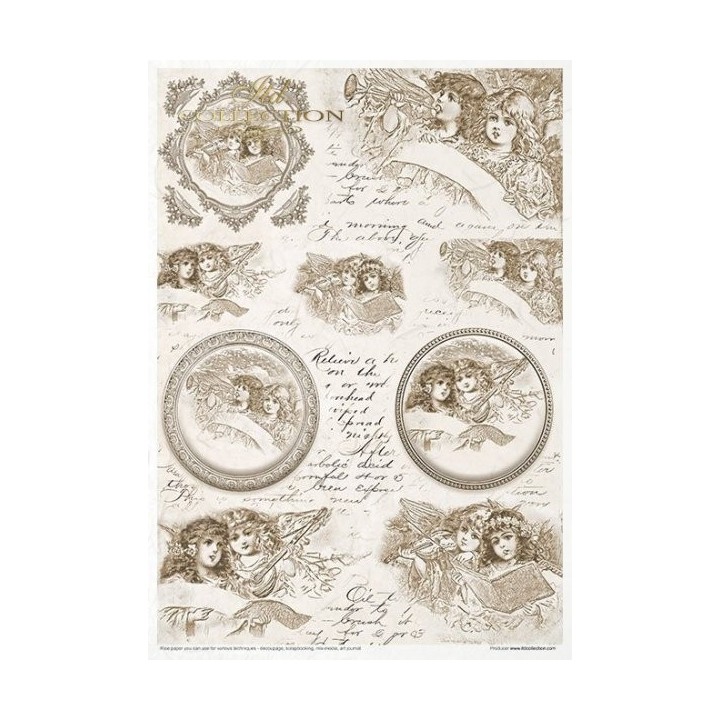 Creatieve set RP042 Vintage Engelen