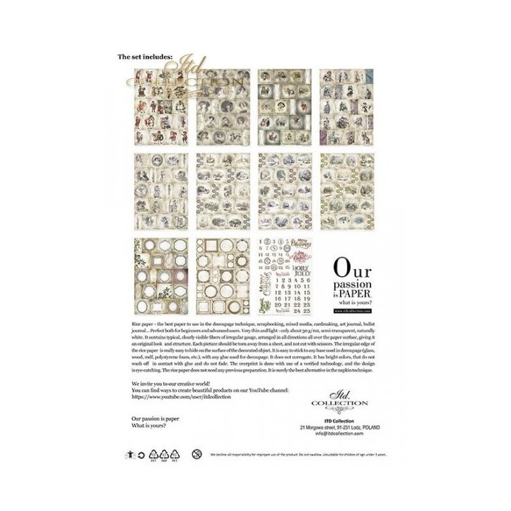 Creatieve set RP047 Vintage adventskalender