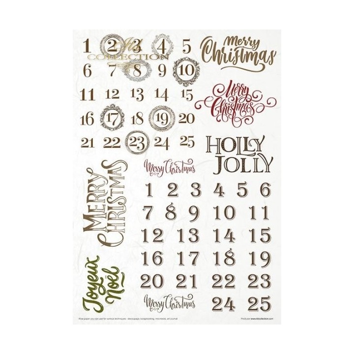 Creatieve set RP047 Vintage adventskalender