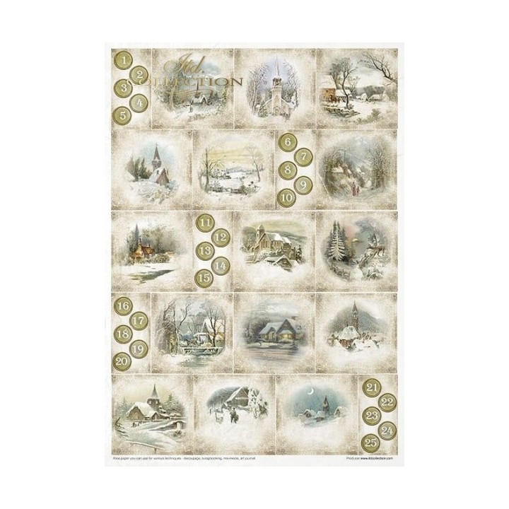 Creatieve set RP047 Vintage adventskalender
