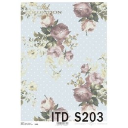 Decoupagepapier Soft ITD S0203