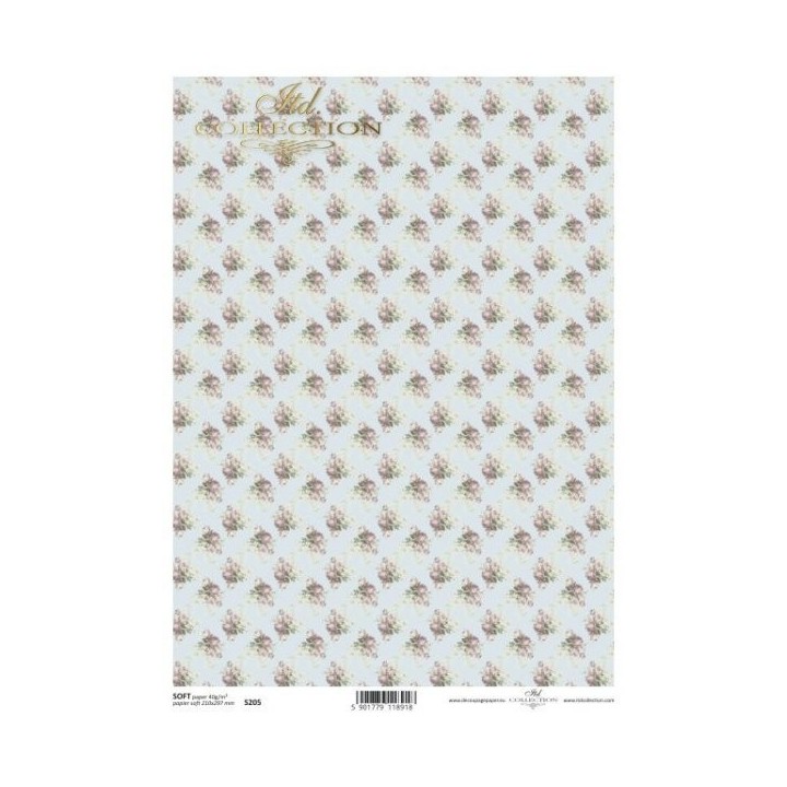 Decoupagepapier Soft ITD S0205