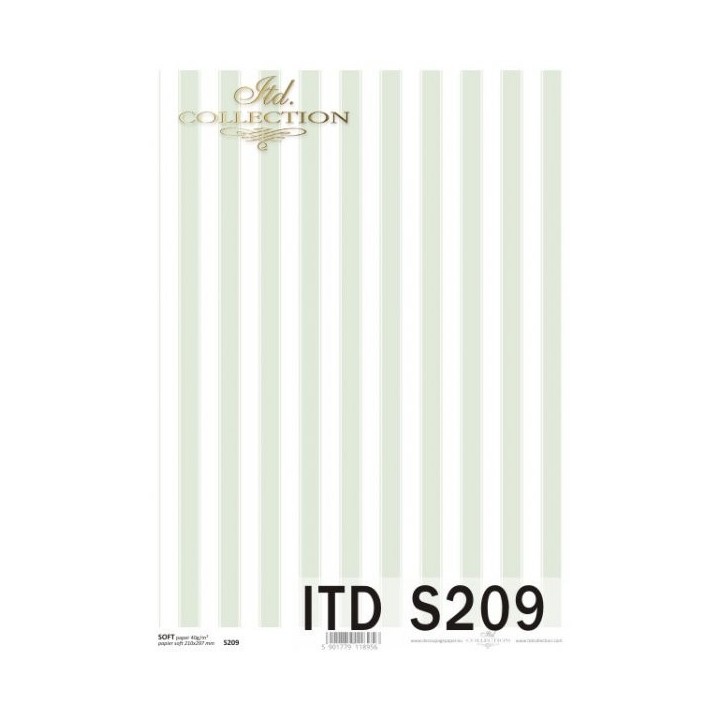 Decoupagepapier Soft ITD S0209