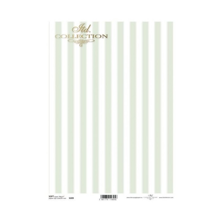 Decoupagepapier Soft ITD S0209