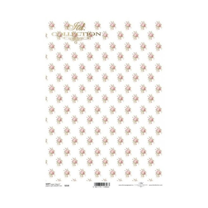 Decoupagepapier Soft ITD S0210