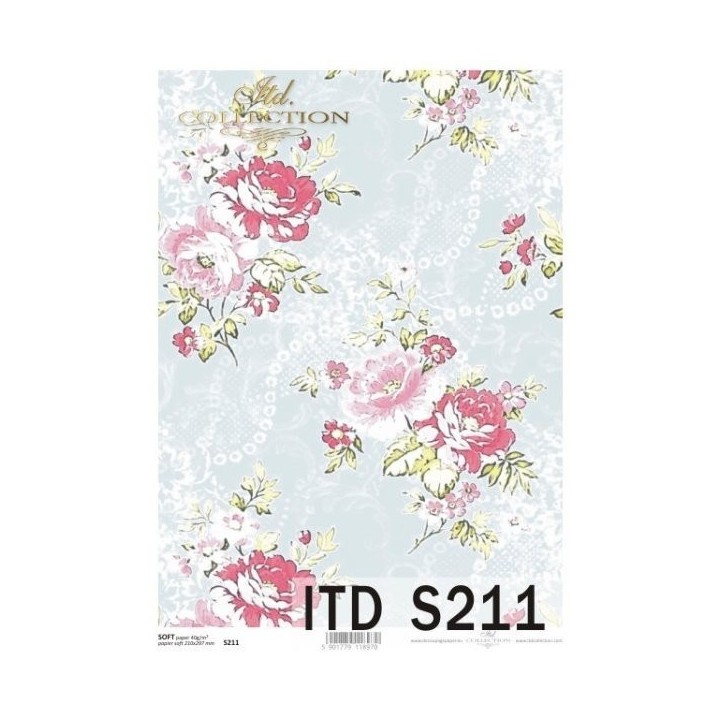 Decoupagepapier Zacht ITD S0211
