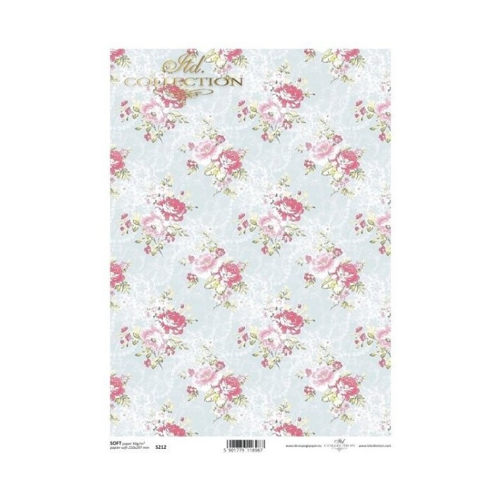 Decoupagepapier Soft ITD S0212