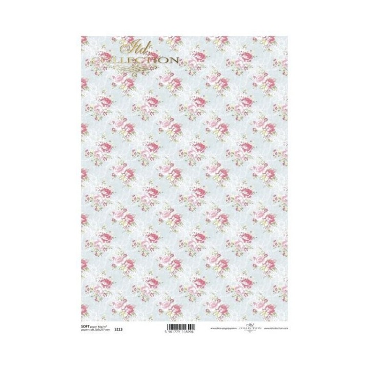 Decoupagepapier Soft ITD S0213