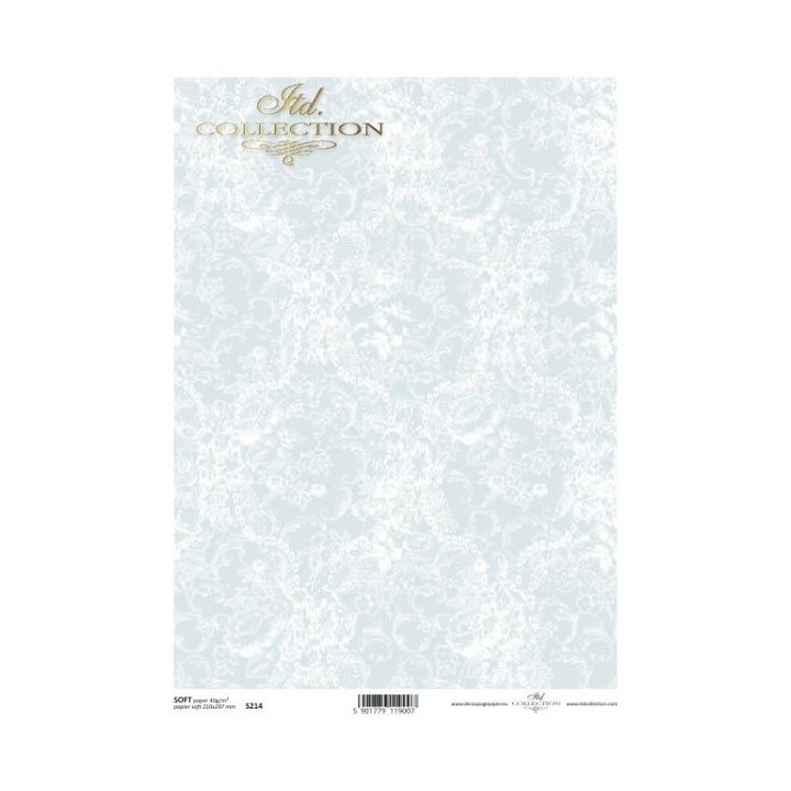Decoupagepapier Soft ITD S0214