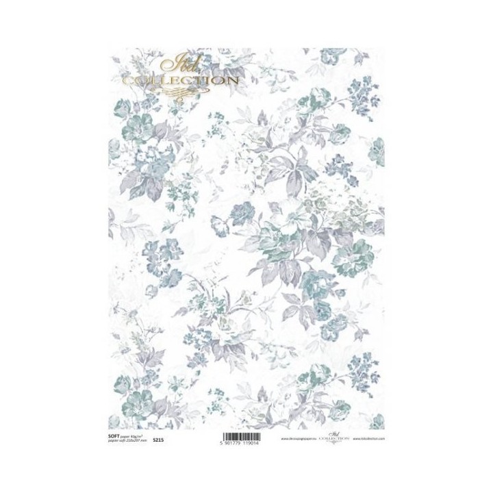 Decoupagepapier Soft ITD S0215