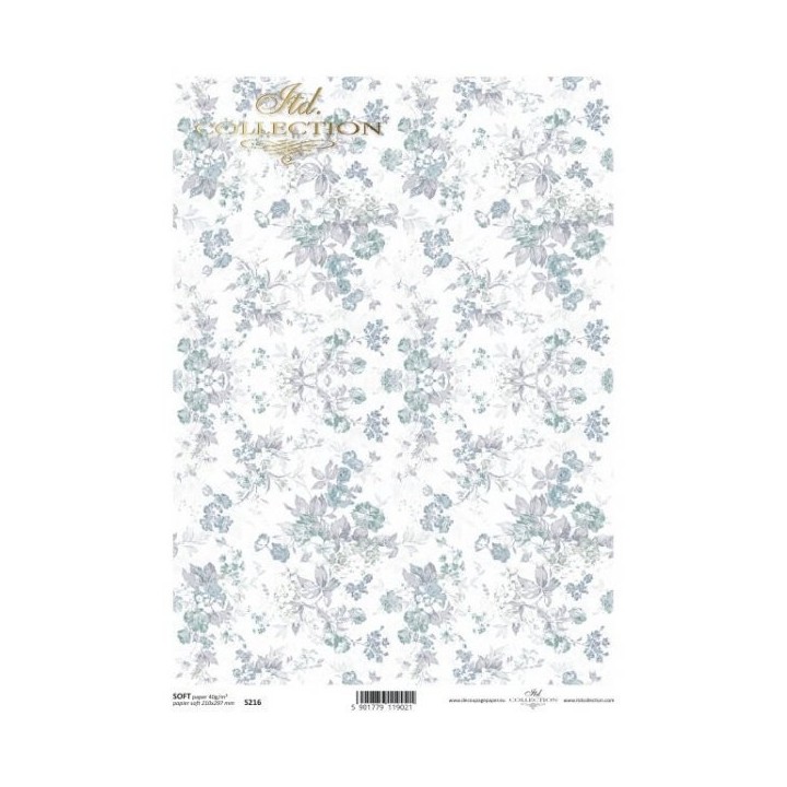 Decoupagepapier Soft ITD S0216