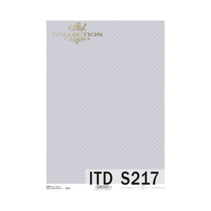 Decoupagepapier Zacht ITD S0217