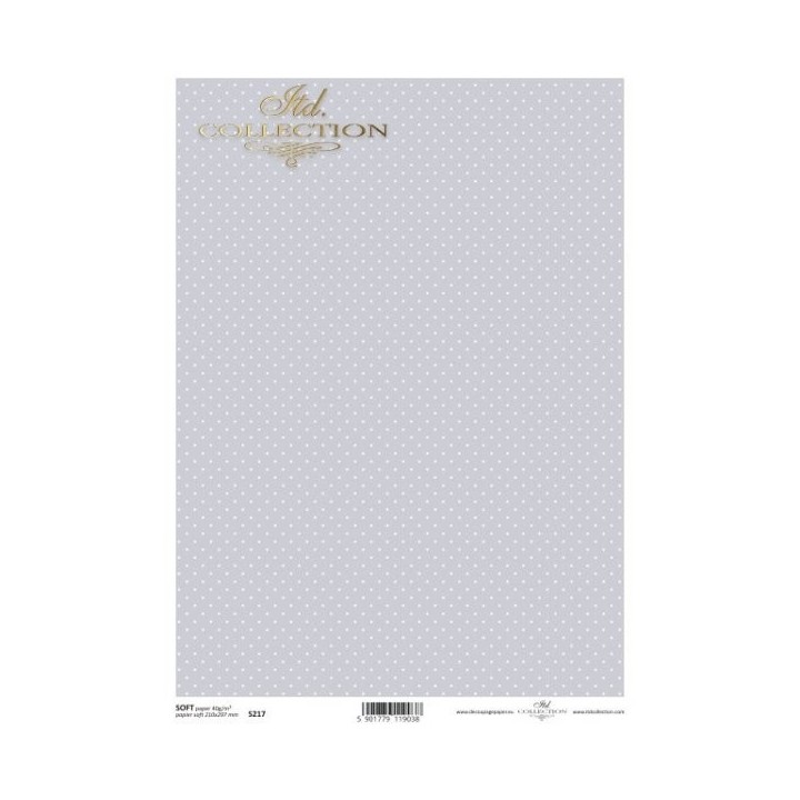 Decoupagepapier Zacht ITD S0217