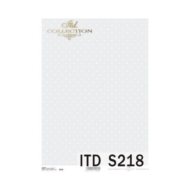 Decoupagepapier Soft ITD S0218